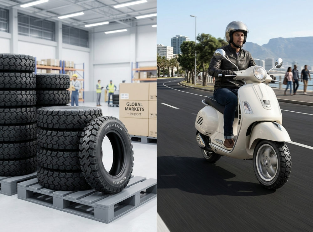 Compass 5.00-12 Motorcycle Tire | Wanda Tyre Export for Distributors